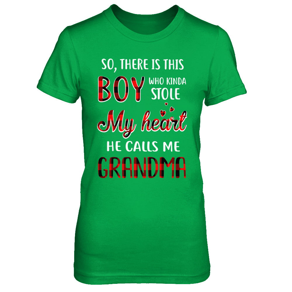 This Boy Who Kinda Stole My Heart He Calls Me Grandma T-Shirt & Hoodie | Teecentury.com
