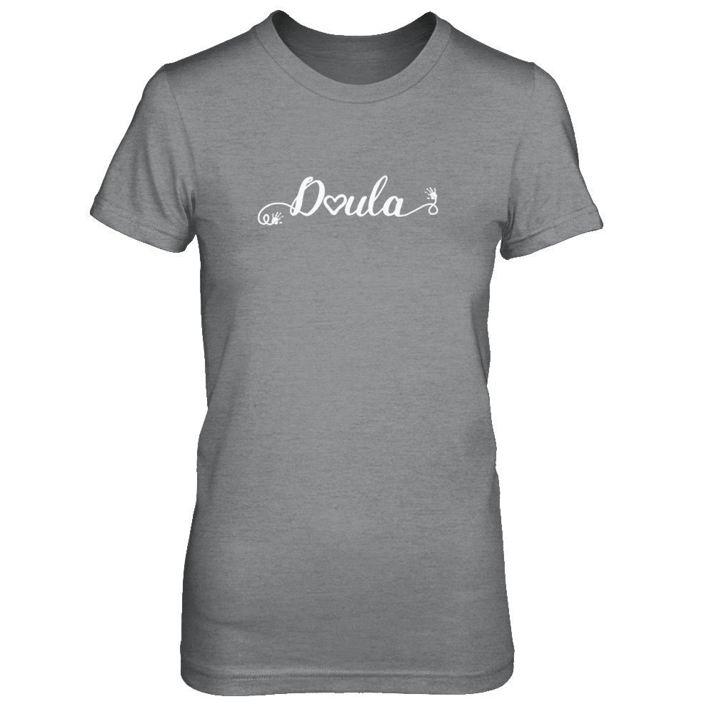 Doula Heart For Birth Baby Born Postpartum T-Shirt & Tank Top | Teecentury.com