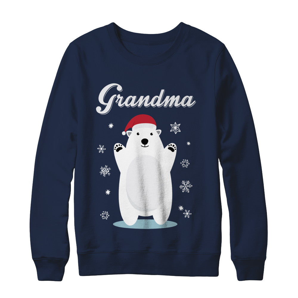 Grandma Bear Christmas Santa Pajamas T-Shirt & Sweatshirt | Teecentury.com