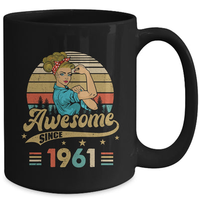 62 Year Old Awesome Since 1961 62nd Birthday Women Mug | teecentury