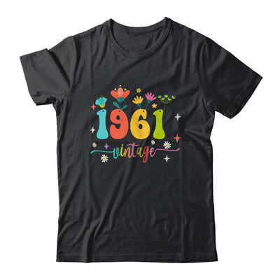 62 Years Old Vintage 1961 62nd Birthday Tee Wildflower Shirt & Tank Top | teecentury