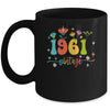 62 Years Old Vintage 1961 62nd Birthday Tee Wildflower Mug | teecentury