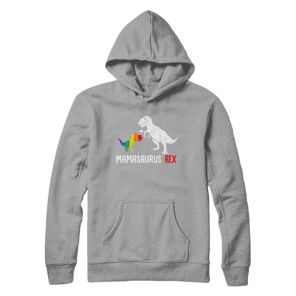 Mama Saurus Mamasaurus T-Rex Dinosaur LGBT Support T-Shirt & Hoodie | Teecentury.com