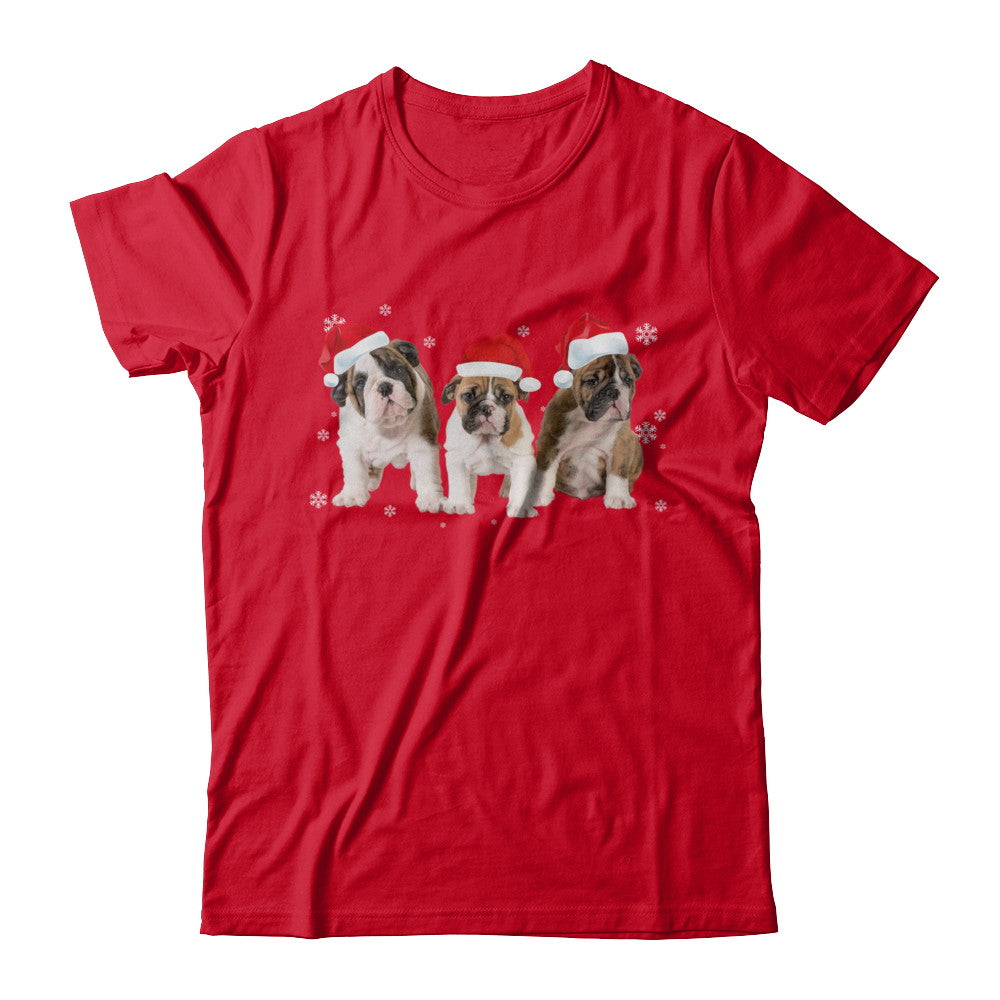 Funny Bulldogs Puppies Christmas Dog Gift T-Shirt & Hoodie | Teecentury.com