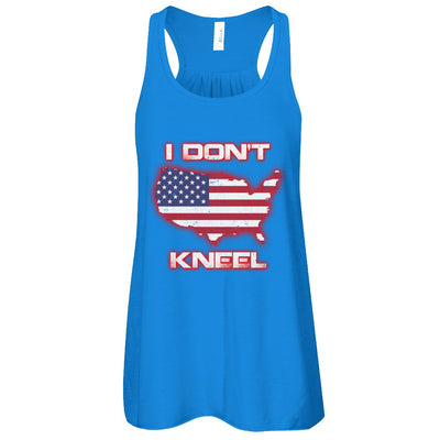 I Don't Kneel Us American Flag T-Shirt & Tank Top | Teecentury.com