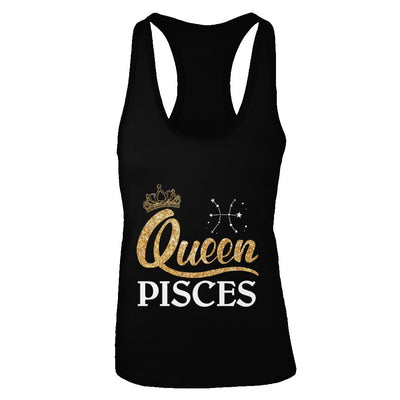 Queen Pisces Zodiac February March Birthday Gift T-Shirt & Tank Top | Teecentury.com