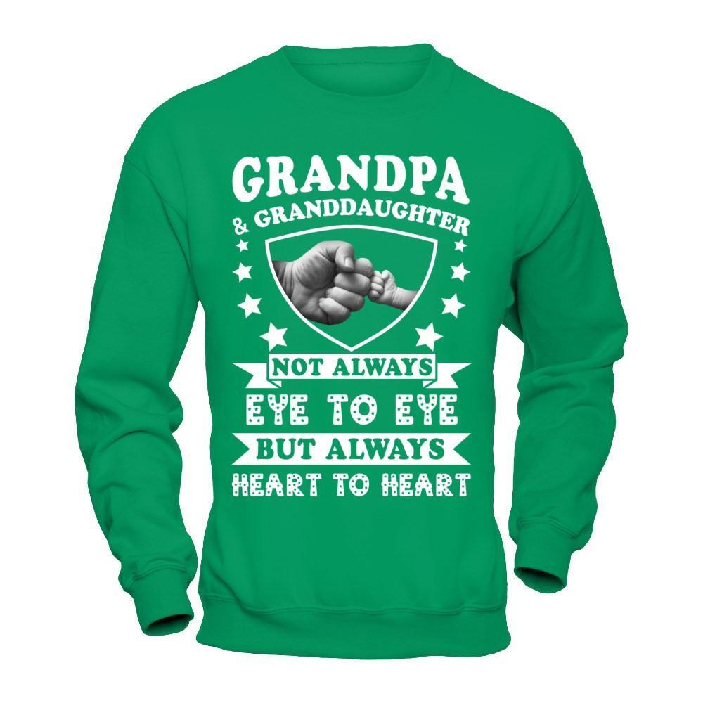 Grandpa And Granddaughter Not Always Eye To Eye T-Shirt & Hoodie | Teecentury.com