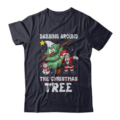 Dabbing Santa Around Christmas Tree T-Shirt & Sweatshirt | Teecentury.com