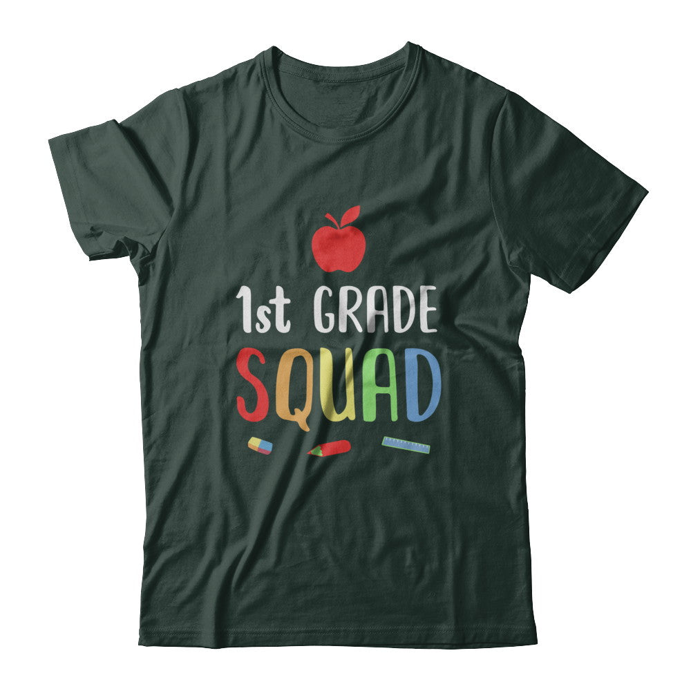 1st Grade Squad Back To School Teacher First Grade T-Shirt & Hoodie | Teecentury.com