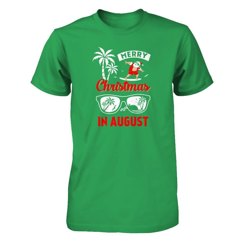 Merry Christmas In August T-Shirt & Tank Top | Teecentury.com