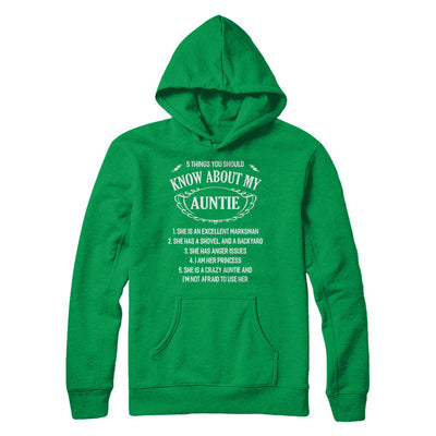 5 Things You Should Know About My Auntie Niece T-Shirt & Sweatshirt | Teecentury.com