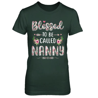 Funny Grandma Gifts Blessed To Be Called Nanny T-Shirt & Hoodie | Teecentury.com