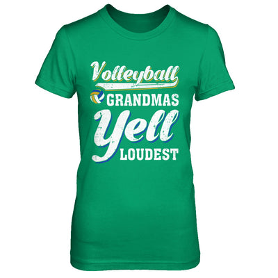 Volleyball Grandmas Yell Loudest T-Shirt & Hoodie | Teecentury.com