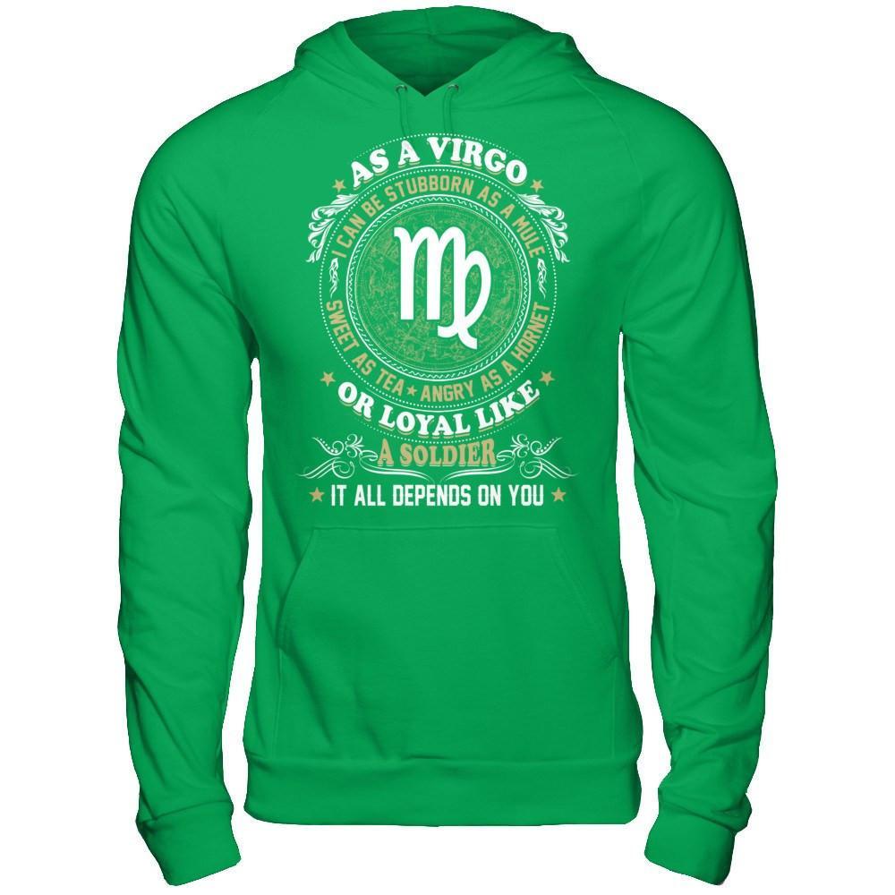 As A Virgo I Can Be Stubborn As A Mule T-Shirt & Hoodie | Teecentury.com