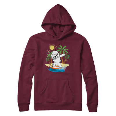 Summer Vacation Dabbing Poodle Surfing Surfboard Gift T-Shirt & Hoodie | Teecentury.com