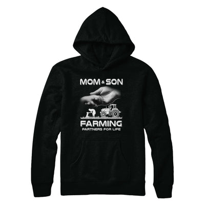 Farmer Mom And Son Farming Partners For Life Mothers Day T-Shirt & Hoodie | Teecentury.com