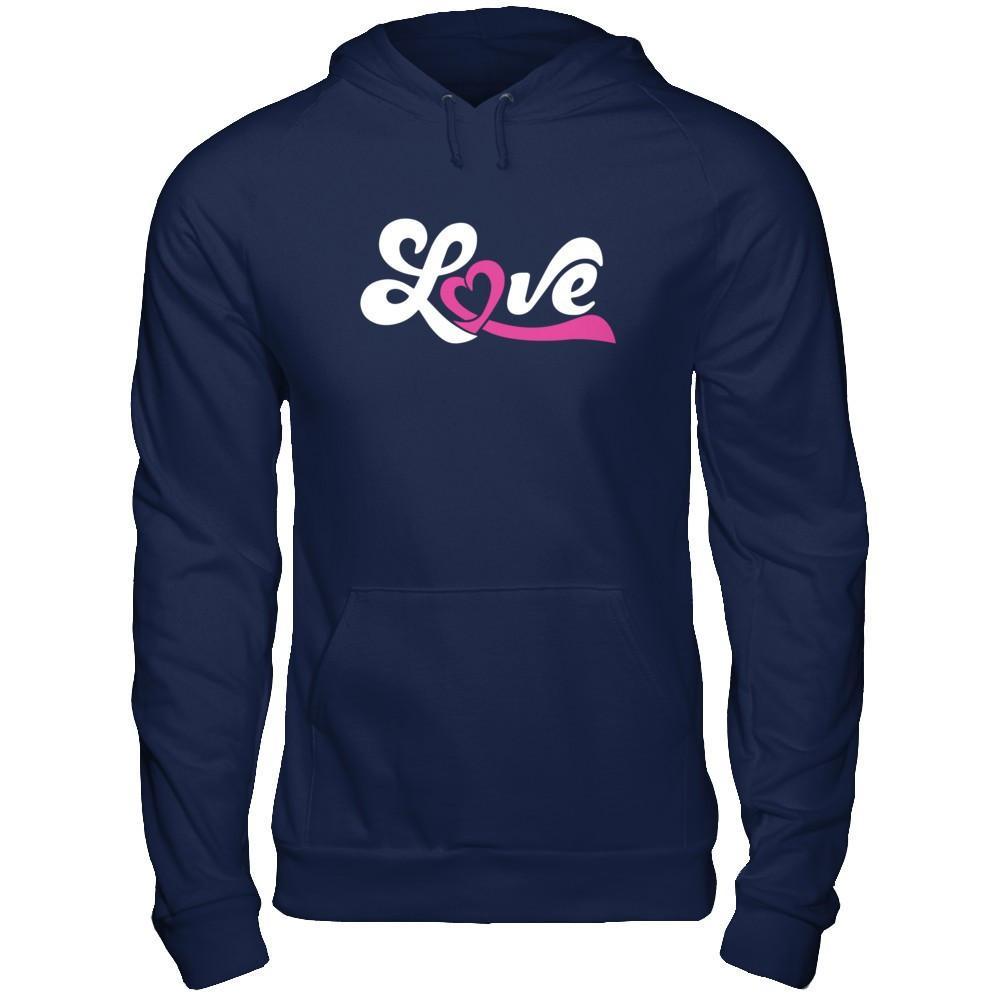 Love Pink Awareness Ribbon T-Shirt & Hoodie | Teecentury.com