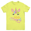100 Magical Days Of School Unicorn Girl Gifts Youth Youth Shirt | Teecentury.com