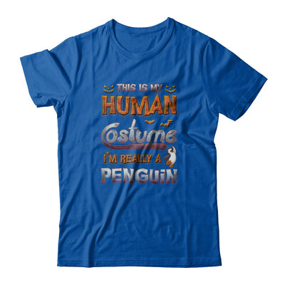 Penguin Halloween My Human Costume I'm Really A Penguin T-Shirt & Tank Top | Teecentury.com