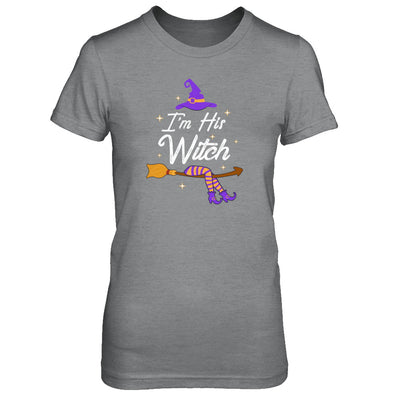 I'm His Witch Matching Boyfriends Husband Halloween T-Shirt & Tank Top | Teecentury.com