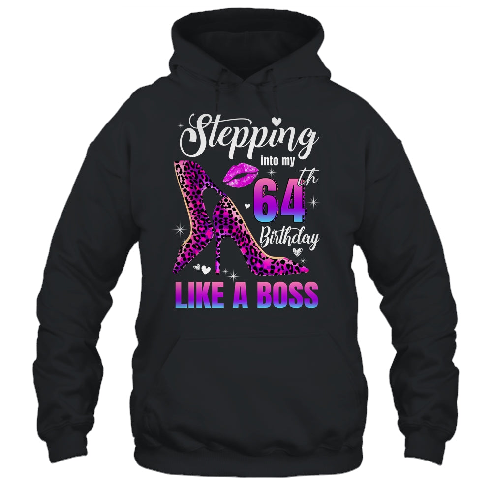 64 And Fabulous High Heels Stepping Into My 64th Birthday Shirt & Tank Top | teecentury