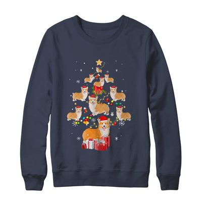 Cute Corgi Christmas Tree Dogs Lover T-Shirt & Sweatshirt | Teecentury.com
