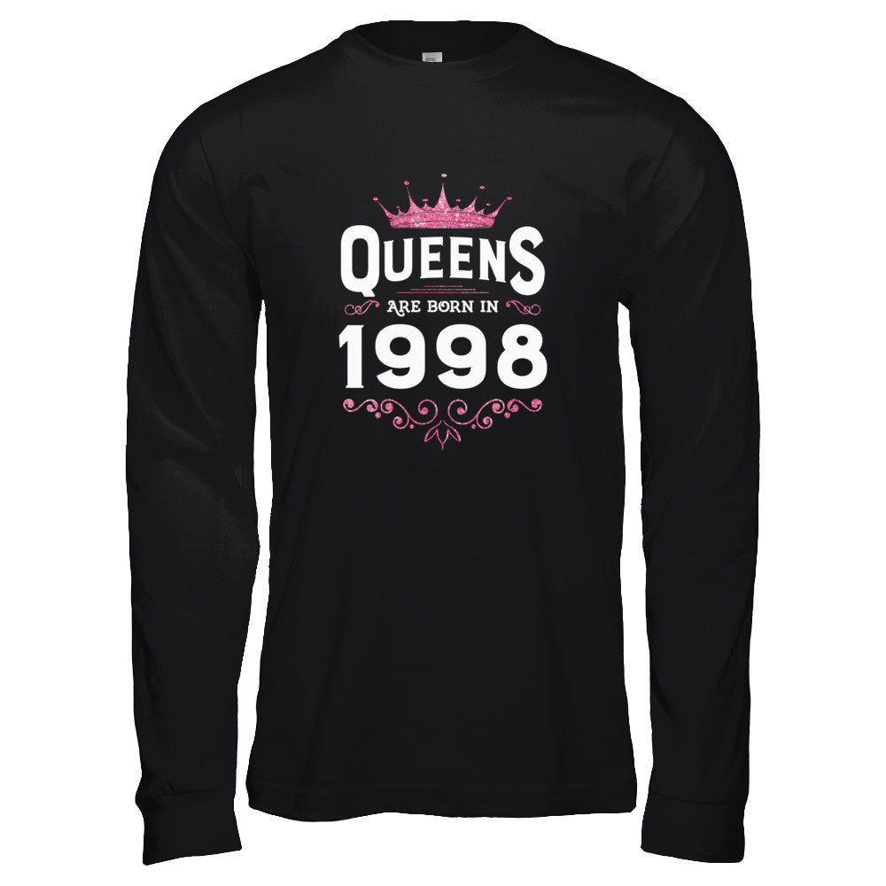 Queens Are Born In 1998 Birthday Gift T-Shirt & Tank Top | Teecentury.com