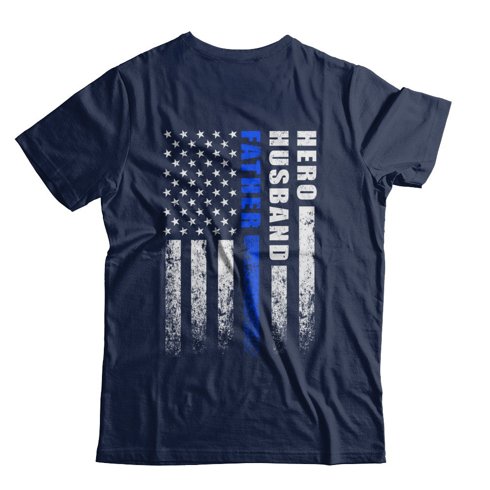 Thin Blue Line Flag T Shirts Dad Police Gifts Father's Day Thin Blue Line Flag T Shirts Dad Police Gifts Father's Day