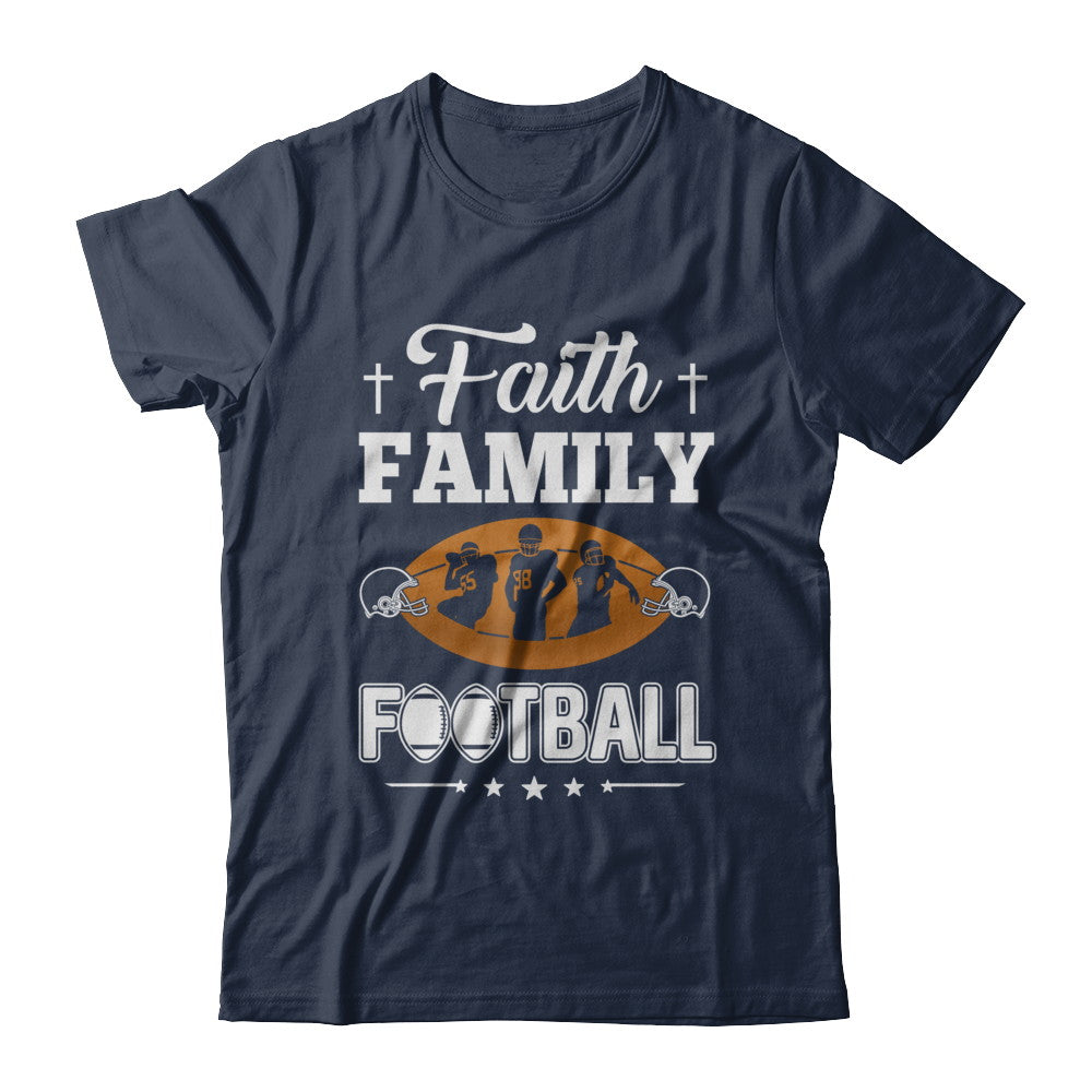 Faith Family Football T-Shirt & Hoodie | Teecentury.com