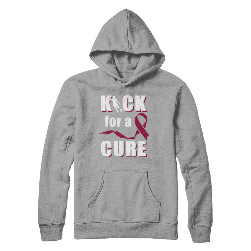 Kick For A Cure Soccer Multiple Myeloma Awareness T-Shirt & Hoodie | Teecentury.com