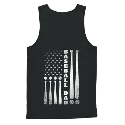 American Flag Vintage Baseball Dad Father's Day T-Shirt & Hoodie | Teecentury.com