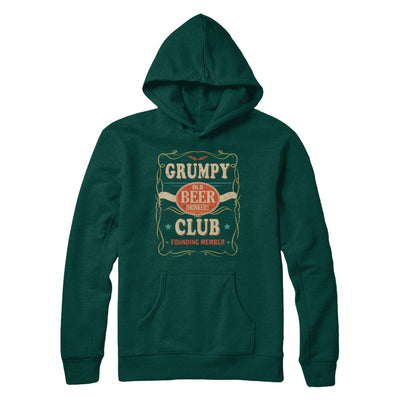 Grumpy Old Beer Drinkers Club Founding Member Fathers Day T-Shirt & Hoodie | Teecentury.com