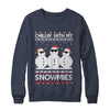 Chillin With My Snowmies Ugly Christmas Sweater T-Shirt & Sweatshirt | Teecentury.com