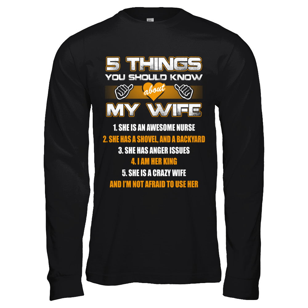 my wife is a nurse shirt