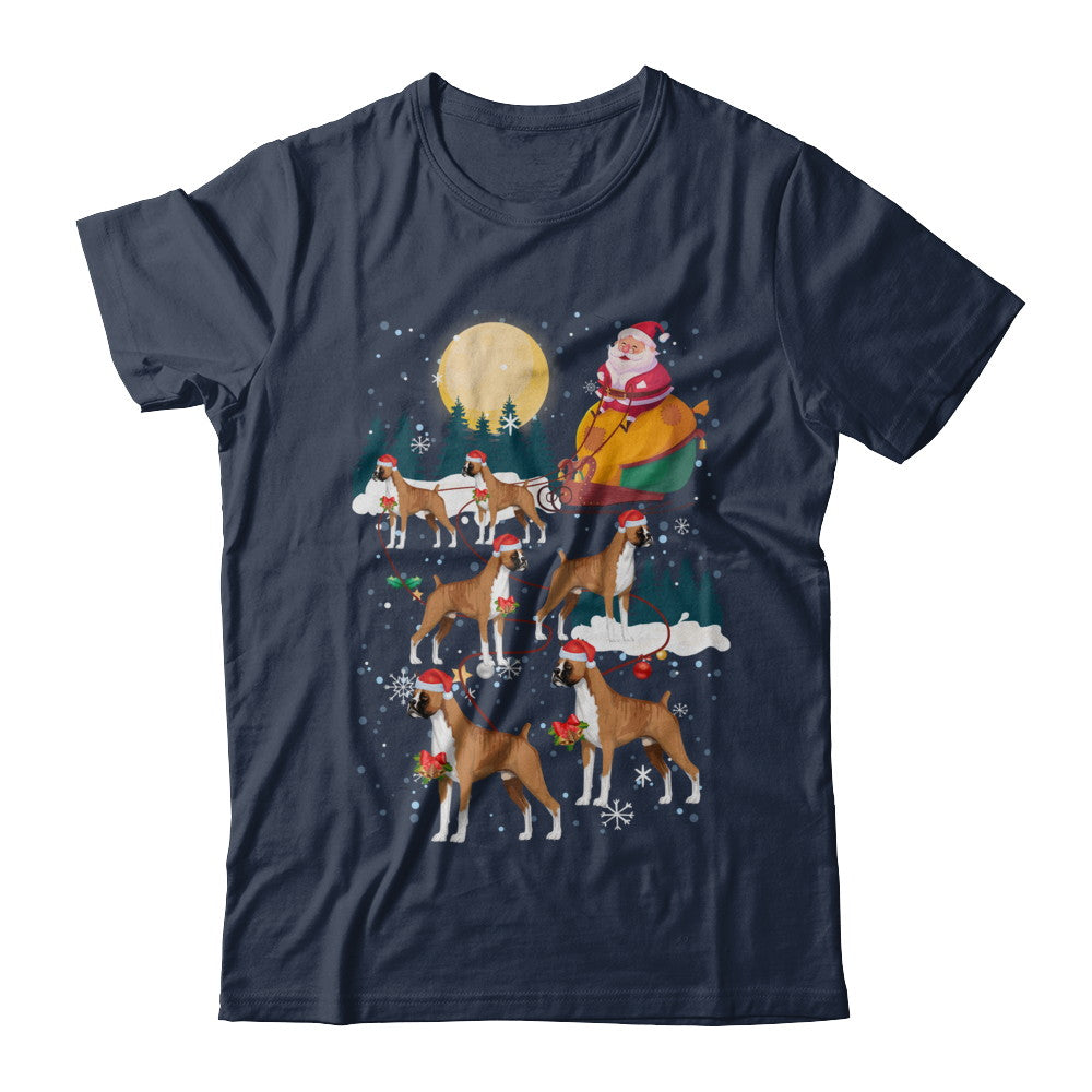 Dog Reindeer Boxer Christmas Gift T-Shirt & Sweatshirt | Teecentury.com