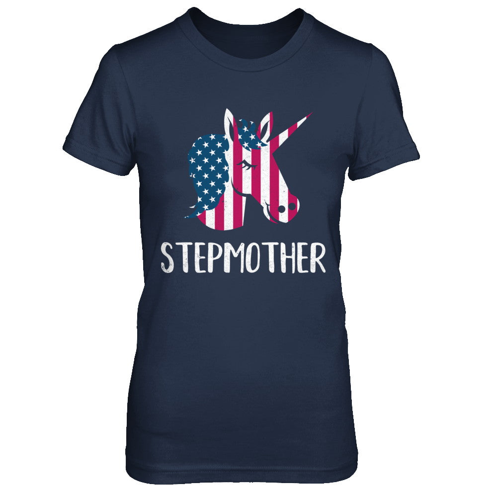 Patriotic Stepmother Unicorn Americorn 4Th Of July T-Shirt & Hoodie | Teecentury.com