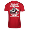 I Asked God For A Best Friend He Sent Me My Granddaughters T-Shirt & Hoodie | Teecentury.com