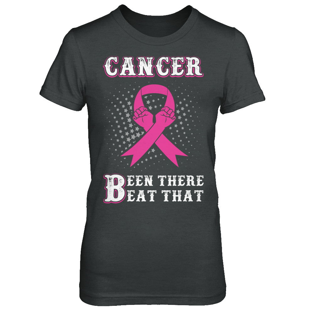 Breast Cancer Been There Beat That Awareness Pink Ribbon T-Shirt & Hoodie | Teecentury.com