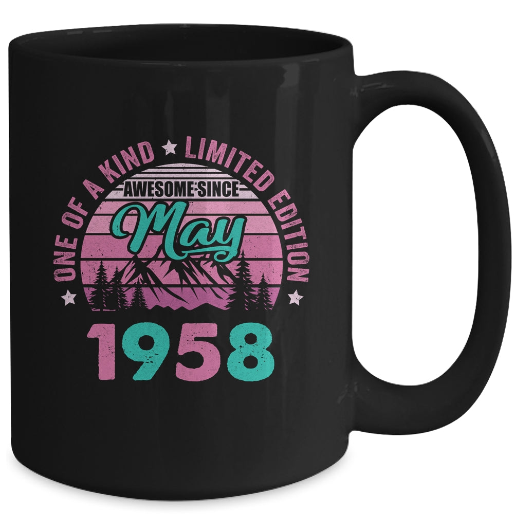 65 Years Old Awesome Since May 1958 65th Birthday Women Mug | teecentury