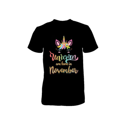 Cute Unicorns Are Born In November Birthday Gift Youth Youth Shirt | Teecentury.com