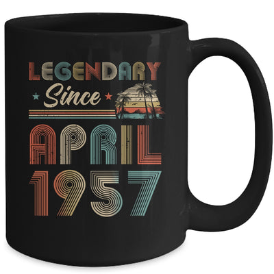 65th Birthday 65 Years Old Legendary Since April 1957 Mug Coffee Mug | Teecentury.com