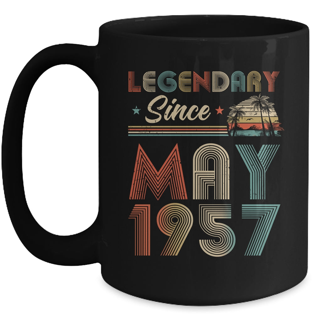 65th Birthday 65 Years Old Legendary Since May 1957 Mug Coffee Mug | Teecentury.com