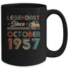 65th Birthday 65 Years Old Legendary Since October 1957 Mug Coffee Mug | Teecentury.com