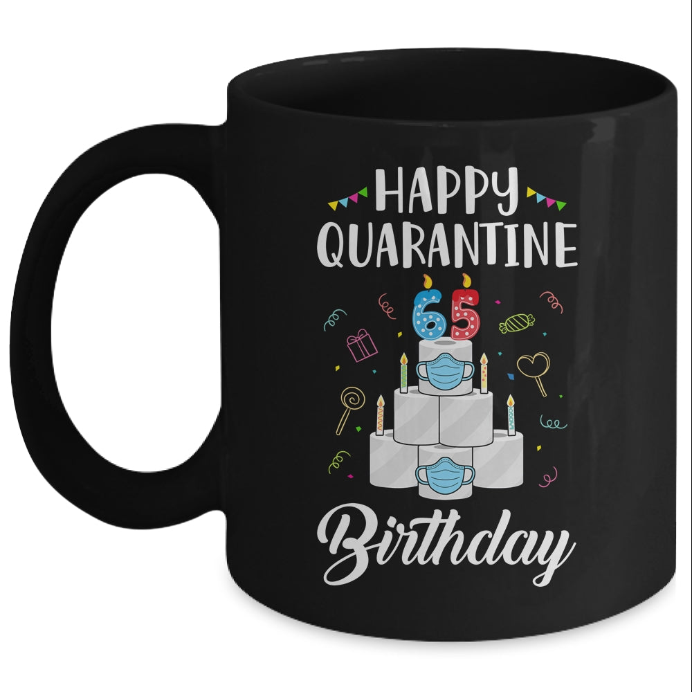65th Birthday Gift Idea 1957 Happy Quarantine Birthday Mug Coffee Mug | Teecentury.com