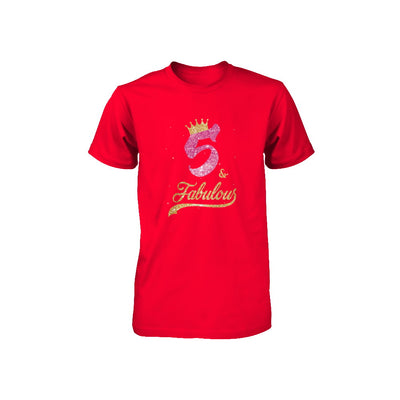 5Th And Fabulous Five Birthday Youth Youth Shirt | Teecentury.com