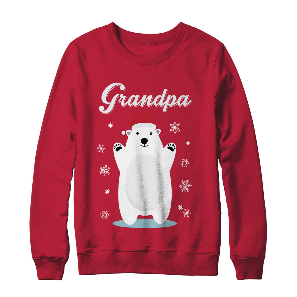 Grandpa Bear Christmas Santa Pajamas T-Shirt & Sweatshirt | Teecentury.com