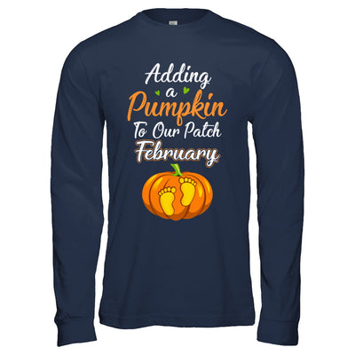 Halloween Pumpkin Pregnancy Mom Due Date In February 2022 T-Shirt & Hoodie | Teecentury.com