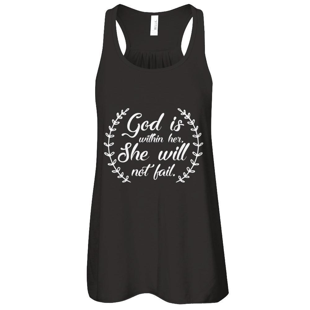 God Is Within Her She Will Not Fail T-Shirt & Tank Top | Teecentury.com