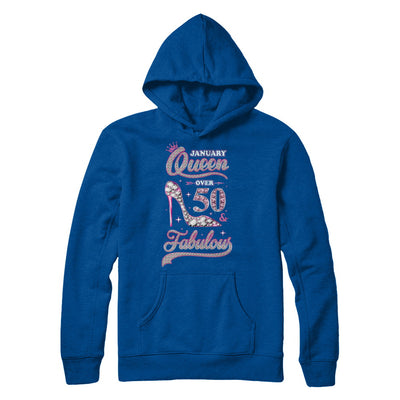 January Queen 50 And Fabulous 1972 50th Years Old Birthday T-Shirt & Hoodie | Teecentury.com