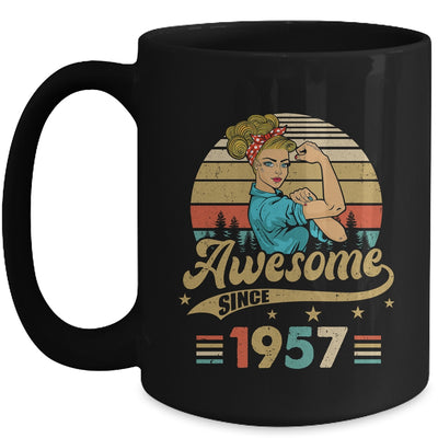 66 Year Old Awesome Since 1957 66th Birthday Women Mug | teecentury
